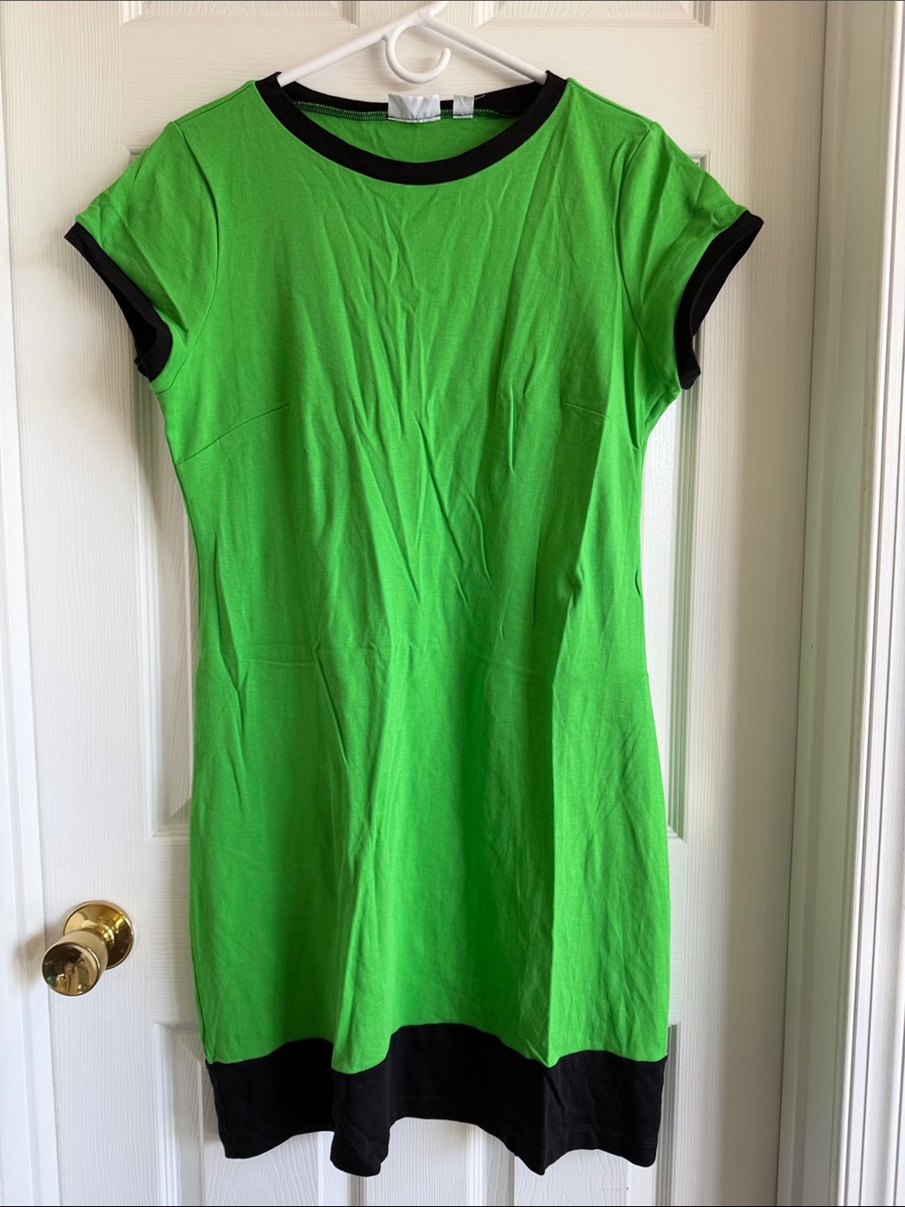 3 For $20 Green Contrast Trim Women's Dress